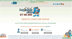 Desktop Screenshot of logonfixit.com