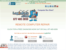 Tablet Screenshot of logonfixit.com